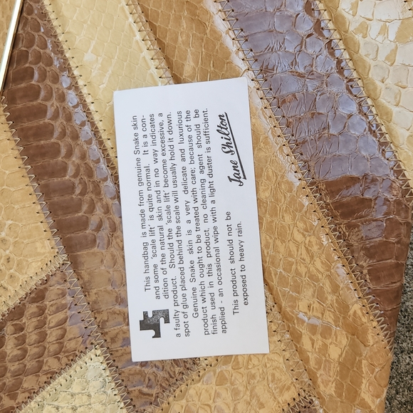 vintage snakeskin clutch - Picture 7 of 12